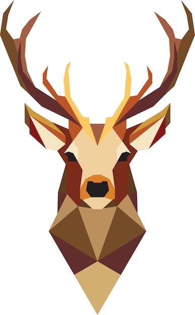 Vector deer_geometric