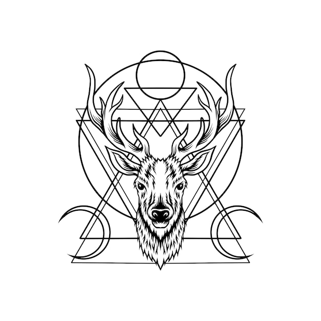 Deer Skull Tattoos Images  Browse 2244 Stock Photos Vectors and Video   Adobe Stock