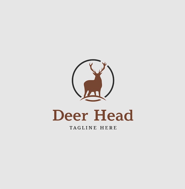 Deer Head Logo Designs.