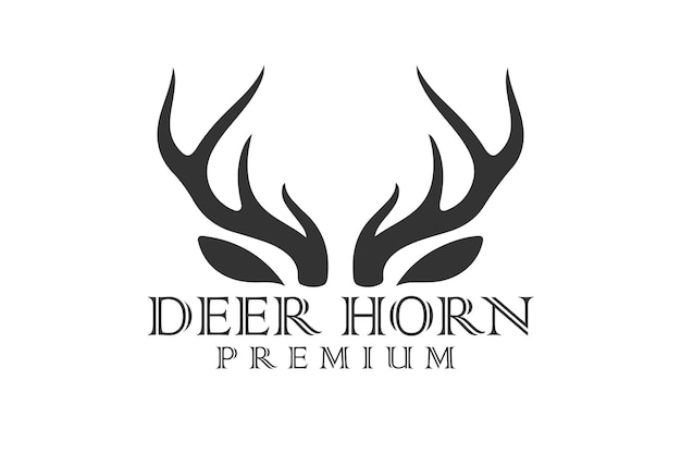 Deer head logo vector