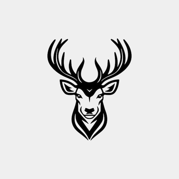 Deer head vector illustratie icoon