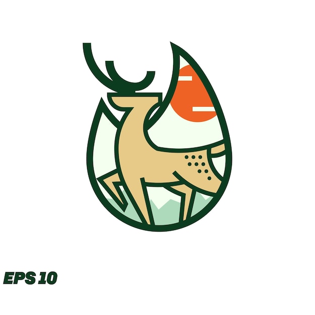 Deer Or Hunting Fire Icon