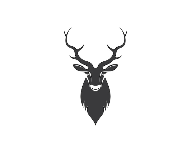 Deer ilustration logo vector