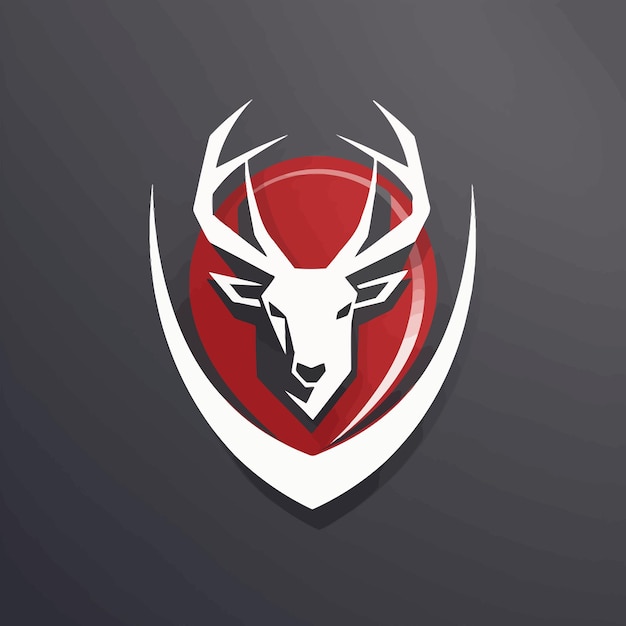 deer logo art