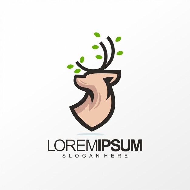 Deer logo design