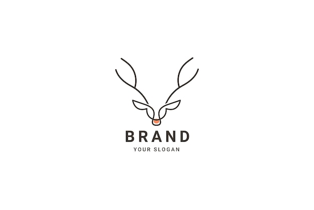 Deer Logo Icon Vector Illustration