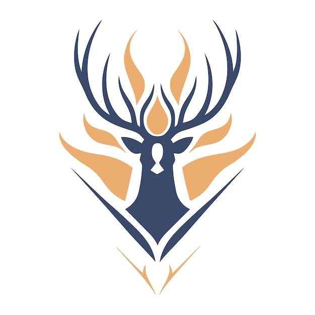 Deer Logo Illustration Vector Design Template