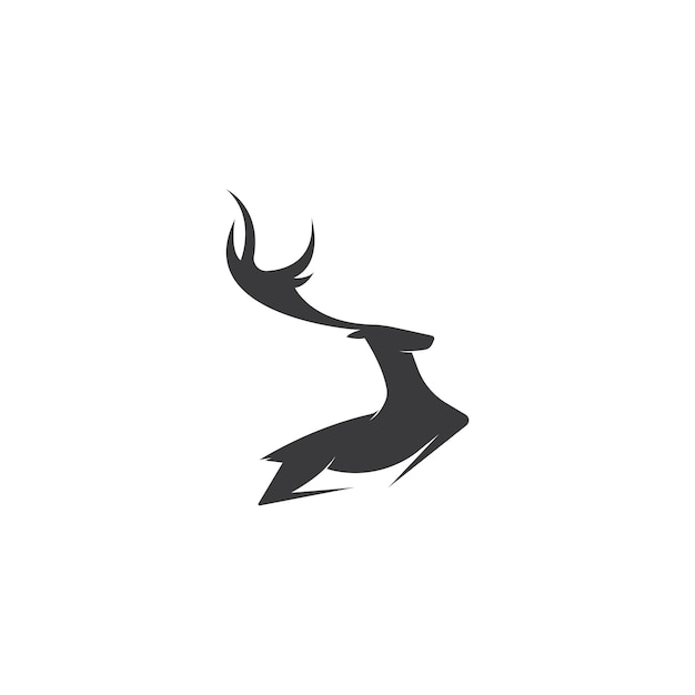 Deer Logo Template vector icon illustration design