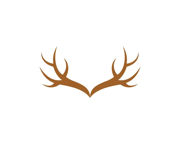 Vector deer logo template