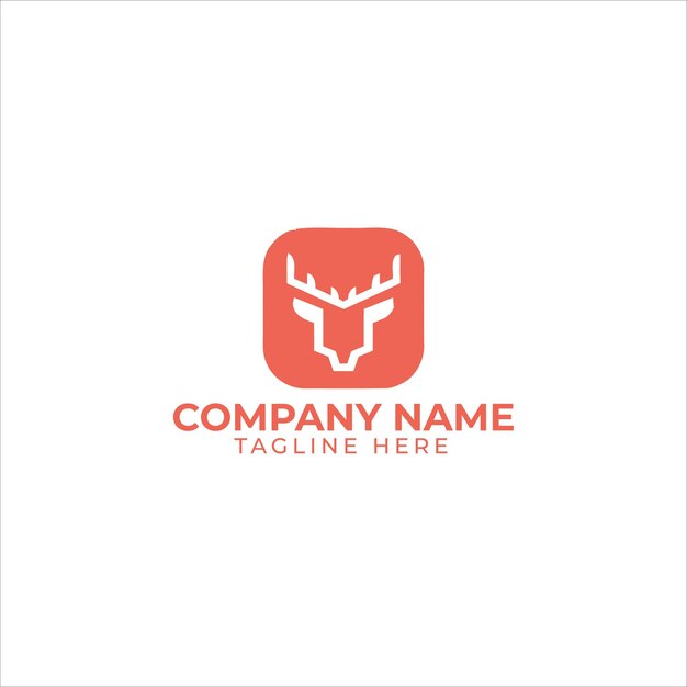 Premium Vector Deer logo template Premium Vector Deer logo template