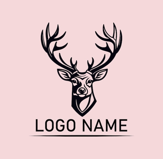 Premium Vector Deer logo template Premium Vector Deer logo template