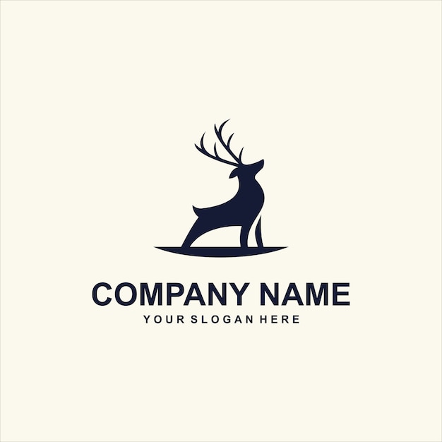 deer logo vector