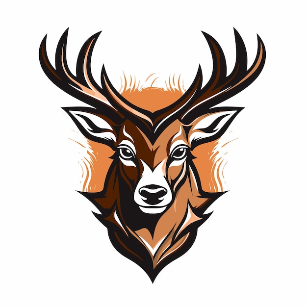 Vector deer mascot