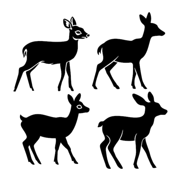 Deer silhouettes