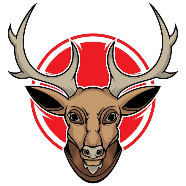 deer vector logo