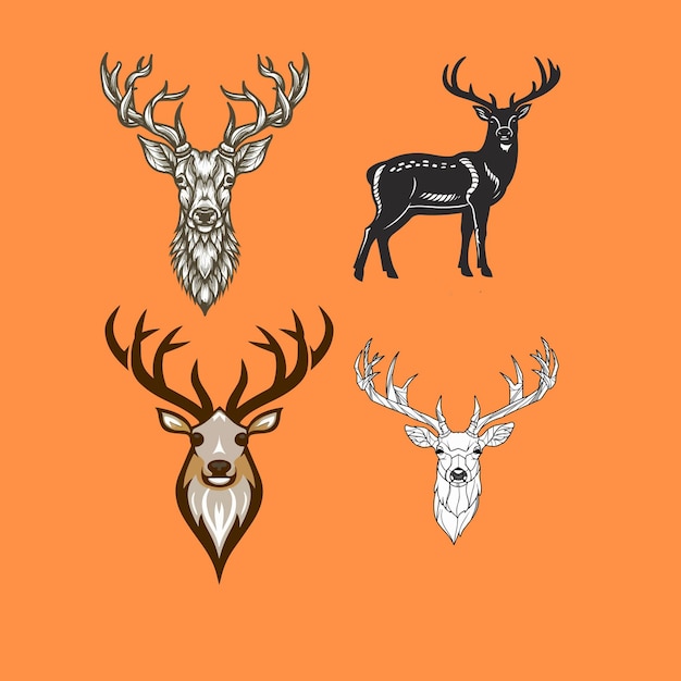 Deer vector