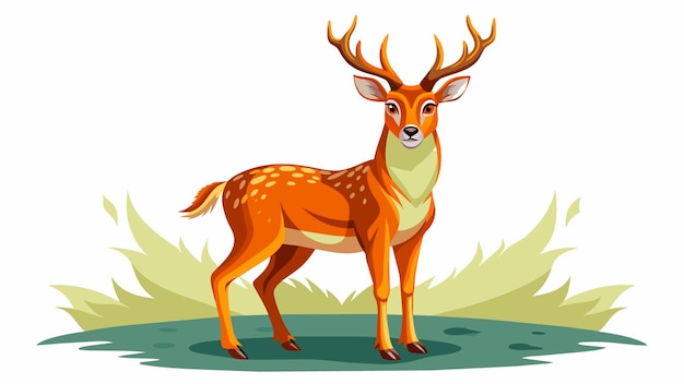 a deer with antlers on the face of a deer