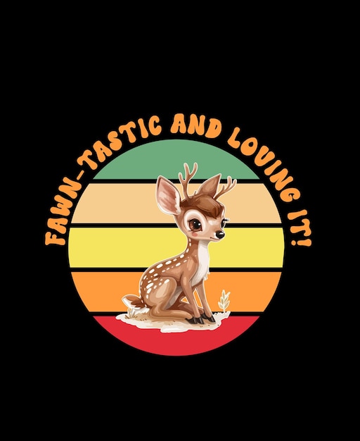 a deer with a red and yellow logo that says antlers love and love