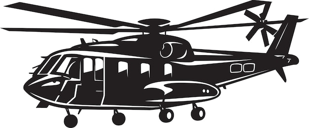 Vector defensive guardian army helicopter emblem warrior s flight vector black army chopper