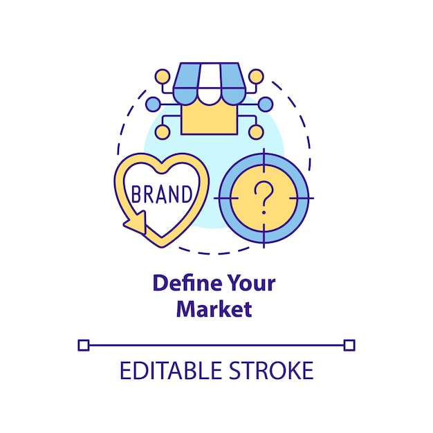 Define your market concept icon