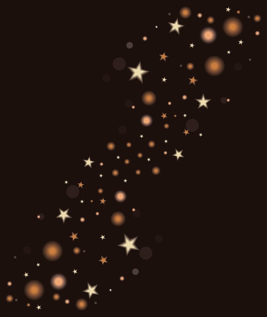 Defocussed stars shimmer style