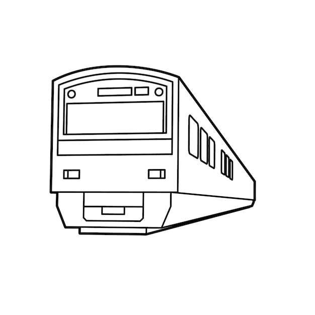 ベクトル 変形した列車