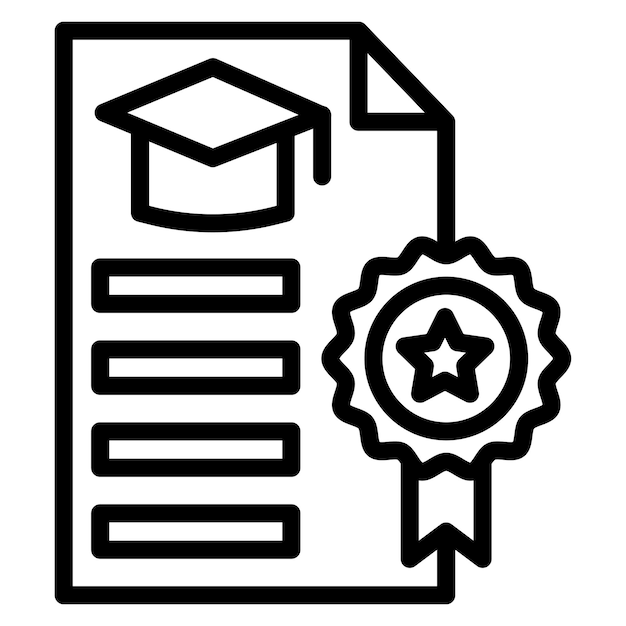 Degree icon vector image Can be used for Archeology