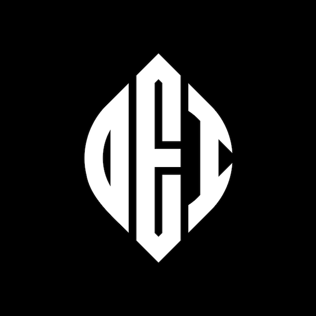 Вектор Дизайн логотипа dei с круговой и эллипсовой формой dei эллипсовые буквы с типографическим стилем три инициала образуют круглого логотипа dei круг эмблема абстрактная монограмма письмо марка вектор.