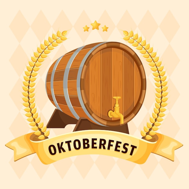 Delicate oktoberfest icons