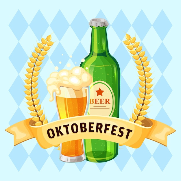 Delicate oktoberfest-pictogrammen