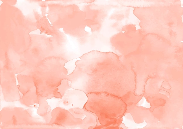 Delicate pink watercolor background delicate smears and overflows of paint on watercolor paper