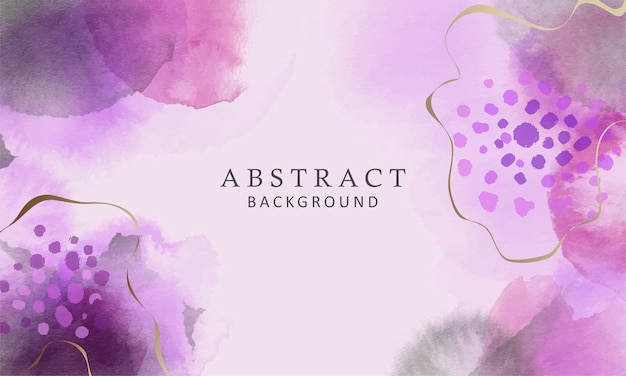 Delicate stylish abstract illustration in the style of a watercolor drawing in purple hues