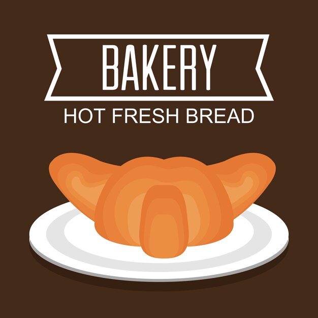 delicious bread product icon 