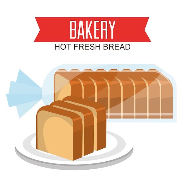 delicious bread product icon