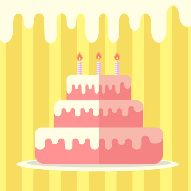 delicious cake taste like strawberry with layers of vanilla cream
