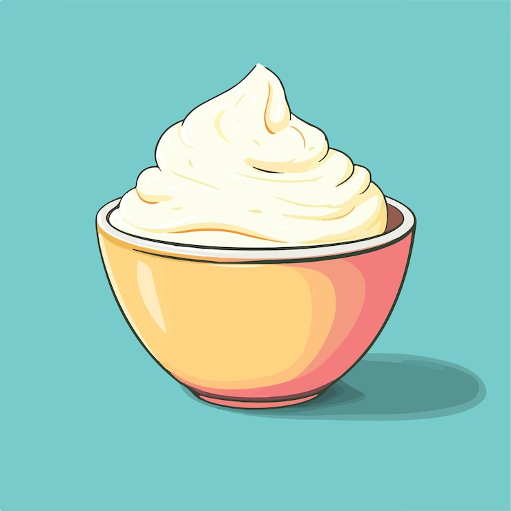 वेक्टर delicious cartoon pudding in a cup flat vector illustration vector illustration