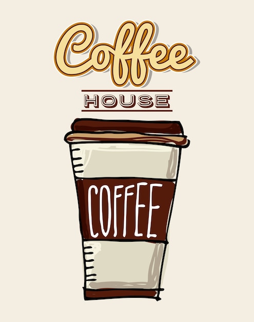 delicious coffee design, vector illustration eps10 graphic 