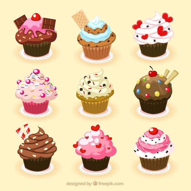 Delicious cupcakes