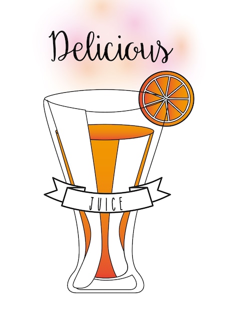 delicious drink design, vector illustration eps10 graphic 