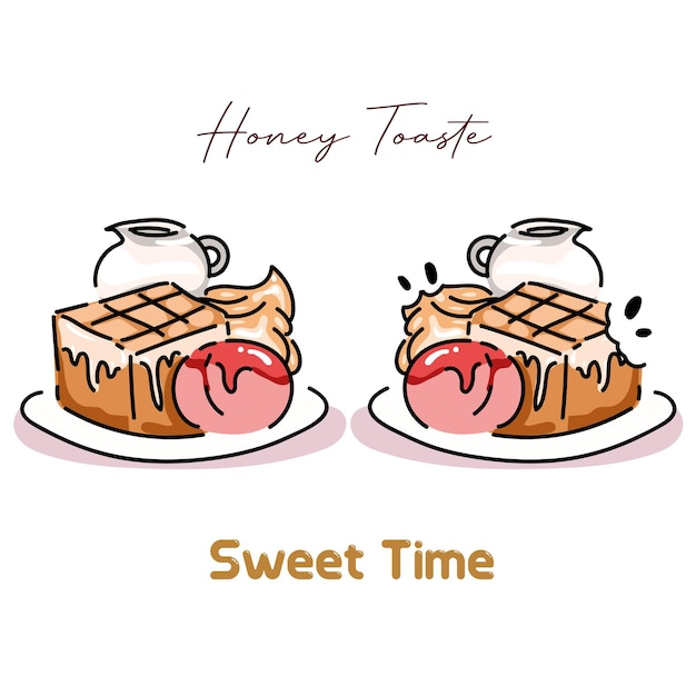 delicious honey toast