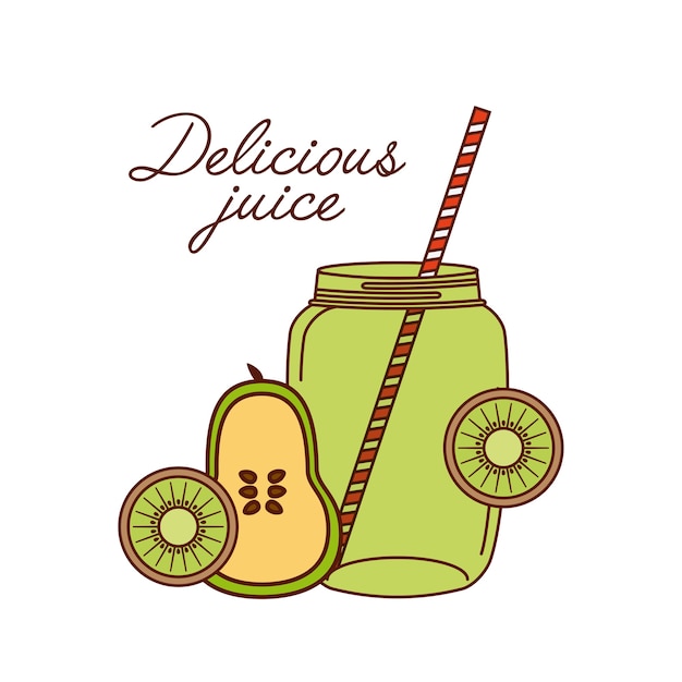 Delicious juice design