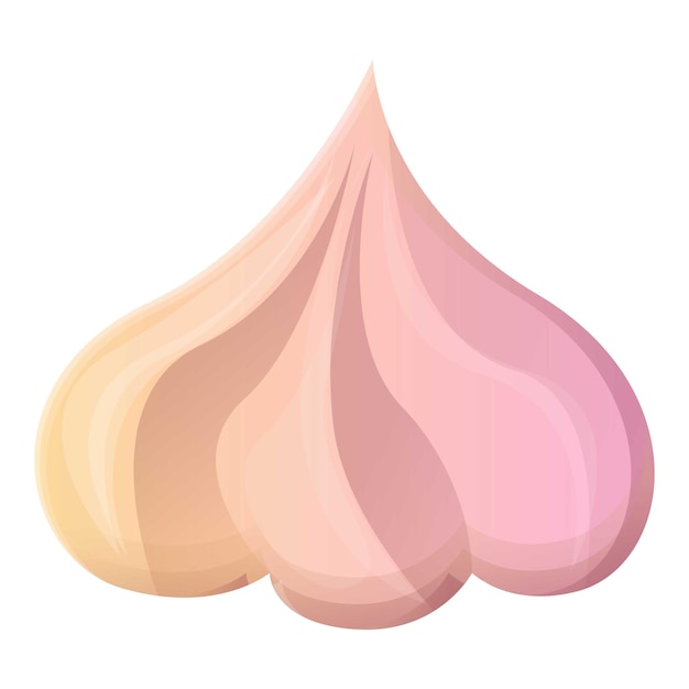 Delicious meringue icon Cartoon of delicious meringue vector icon for web design isolated on white background