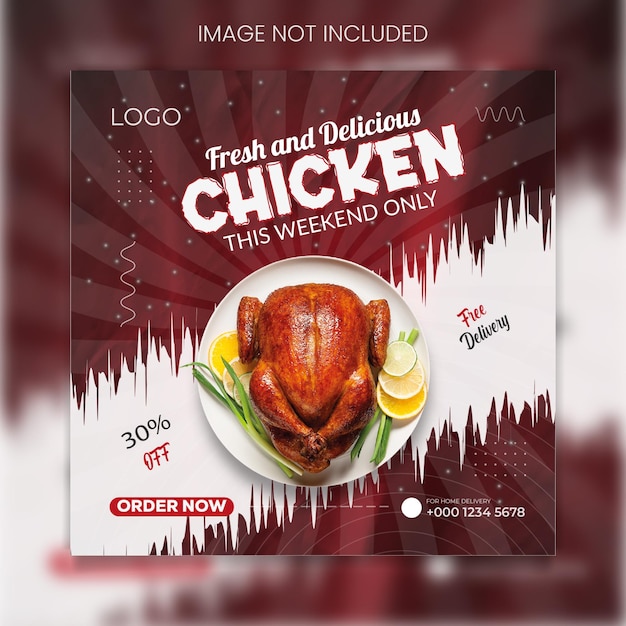 Delicious Restaurant Chicken Template