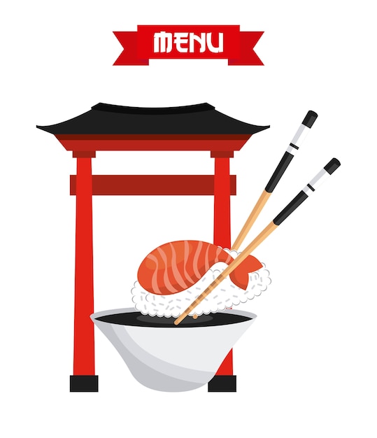 Delizioso disegno di sushi