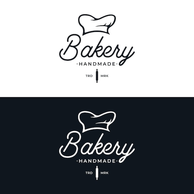 Delicious and tasty organic Fresh Baked Bakery Shop logo retro vintageLogo for bakery label or badge business