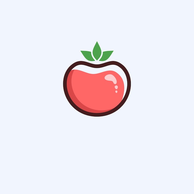 Delicious tomato design vector template