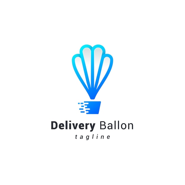 Delivery ballon logo