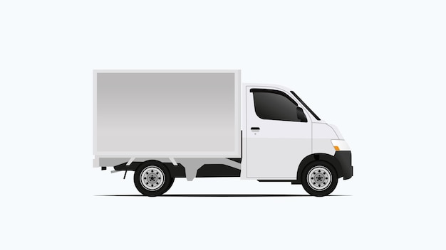 Delivery Box car vector illustration