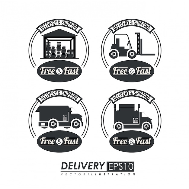 Delivery design,vector illustration.