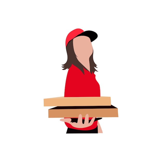 delivery guy illustration